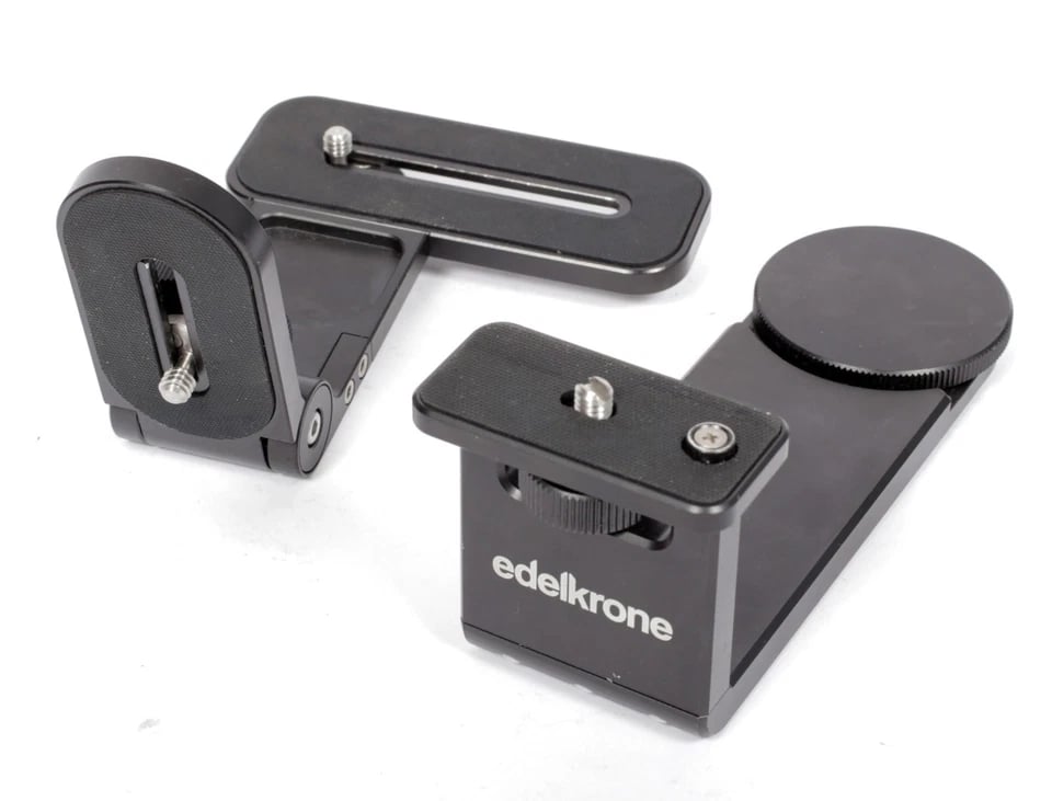 TWO Edelkrone HeadONE motorized pan system + 2 axis L brackets+